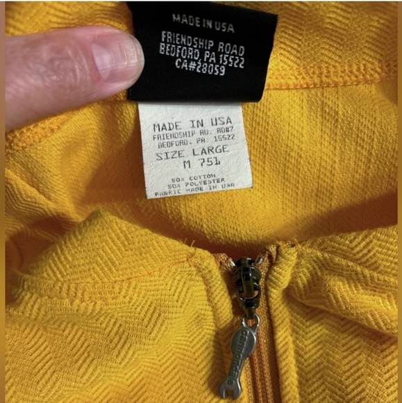CANNONDALE Yellow Half-Zip Cycling Jersey VINTAGE - Picture 3 of 5